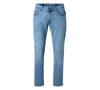 Pierre Cardin PC-Lyon Jean pour homme - Taille moyenne - Coupe fuselée - Bleu - W31-W42, C7 34510.8054-6844 Buffies bleu clair usé, 36W / 34L
