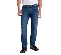 Pierre Cardin Jean fuselé Lyon pour Homme, Ocean Blue Stonewash 8037 6831, 32W / 32L