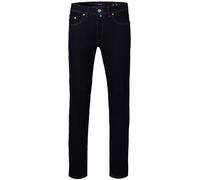 Pierre Cardin 5-Pocket Lyon Tapered Jeans, Bleu/Noir Stonewash, 36W x 32L Homme