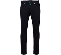 Pierre Cardin 5-Pocket Lyon Tapered Jeans, Bleu/Noir usé, 32W x 32L Homme