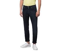 Pierre Cardin Jean Lyon Tapered Futureflex stretch denim pour homme, Bleu/noir, 32W / 32L