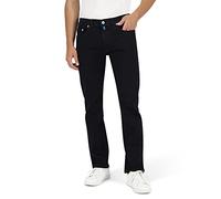 Pierre Cardin 5-Pocket Lyon Tapered Jeans, Bleu/Noir usé, 32W x 34L Homme