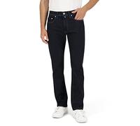 Pierre Cardin 5-Pocket Lyon Tapered Jeans, Bleu/Noir Stonewash, 36W x 30L Homme