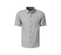 Pierre Cardin Kent 1001 Chemise à manches courtes pour homme | Bouton-down | Carreaux | Coupe moderne, Quiet Green 0283 5025, XXL