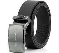 Pierre Cardin leather belt for men leather belt made of full grain leather, Farbe/Color:noir, Size US/EU:Bundweite 115 cm Gesamtlänge 130 cm W 45.5 XXL