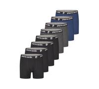 Pierre Cardin Lot de 8 boxers pour homme - En coton - Basic Trunks - Sous-vêtements rétro - Set de boxers stretch - Noir, Marine, Gris, Vert, Bleu, Rouge - Tailles M, L, XL, XXL, 3XL, 4XL, 5XL, 3XL