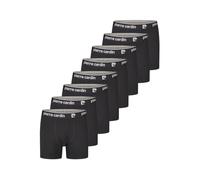 Pierre Cardin Lot de 8 boxers pour homme, en coton, basiques, sous-vêtements, style rétro, élastiques, couleur noir, bleu marine, gris, vert, bleu, rouge, M, L, XL, XXL, 3XL, Paquet de 1, XL