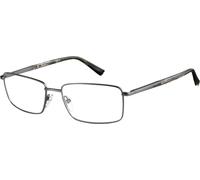 PIERRE CARDIN P.C. 6817 KKM MATT DARK RUTHENIUM STRIPED BLACK 58/18/145 Lunettes hommes