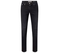 Pierre Cardin Pantalon Lyon pour homme - Jean en tissu - Coupe fuselée, Bleu/noir Buffies 6804, 32W / 32L