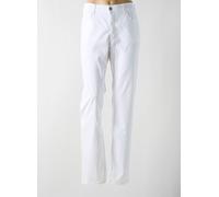 pierre cardin pantalons femme de couleur blanc 46