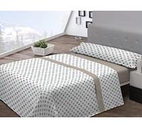 Pierre Cardin Parure de lit Coralina Topos 90 cm, Beige, 100% Polyester, lit de 90 cm