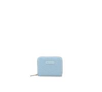 Pierre Cardin Portefeuille Femme Fermeture Éclair Menthe Texture Matelassée Sky Blue Unica 13x10x3 cm