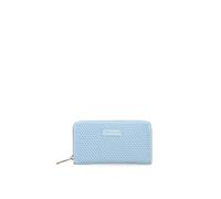 Pierre Cardin Portefeuille Femme Fermeture Éclair Polyuréthane Vert 19x10x3 cm Bleu