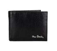 Pierre Cardin Portefeuille homme en cuir véritable, complet, couleur noire, avec protection RFID, porte-monnaie, 9 compartiments pour cartes, 2 compartiments pour documents, dimensions 13 x 9,5 x 3 cm