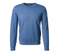Pierre Cardin Pull à col rond en tricot RH | Pull basique en tricot pour homme | Coupe moderne | Garment teinté | Bleu Horizon 5037 6124 | M, Blue Horizon 5037 6124, M