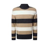 PIERRE CARDIN Pull-over camel / anthracite / blanc cassé, Taille L