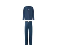 PIERRE CARDIN Pyjama long pour homme, assortiment de 2 (bleu foncé, XL)