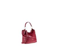 Pierre Cardin Sac à bandoulière pour femme en cuir véritable Made in Italy 33x30x12 cm 55092, Rubis, Taille unique