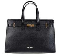 Pierre Cardin Sac Femme en Cuir Véritable, Grand Shopper à Bandoulière, Fabriqué en Italie, Polyvalent, Élégant et Multifonctionnel