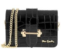 PIERRE CARDIN Sac femme, Vrai Cuir, Cuir Petit, À l'épaule, Multifonction, Élégant, Sac pour Femme, À l'épaule, Multifonction, Sacs Femme, Noir , S