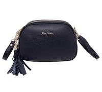 Pierre Cardin Sac femme, Vrai Cuir, Petite, Multifonction, Élégant, Sac pour Femme, Shopper, À l'épaule, Multifonction, Sacs Femme, Shopper, à épaule, Noir , 17 x 23 x 8 cm