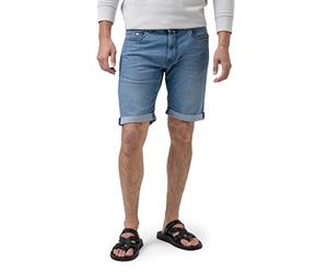 Pierre Cardin Short en jean Lyon pour homme, Bleu clair mode vintage, 36W