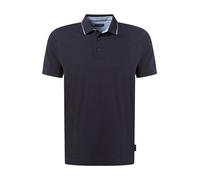 PIERRE CARDIN T-Shirt bleu foncé / blanc, Taille M