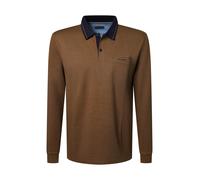 PIERRE CARDIN T-Shirt bleu marine / marron, Taille L
