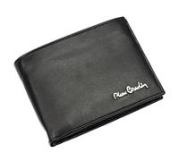 Pierre Cardin TILAK56 880BP Portefeuille élégant pour homme en cuir naturel avec porte-cartes et protection RFID Noir, Noir , Élégant