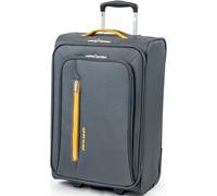 Pierre Cardin Valise Cion souple avec roues résistantes | Valise télescopique avec sangles de rangement CL610M Gris/orange petit