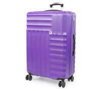 Pierre Cardin - Valise Soleil - Valise de voyage rigide avec 8 roulettes pivotantes à 360 degrés | Serrure TSA et poignée télescopique, violet, L, Valise