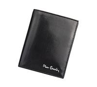 Pierre Cardin YS520,1 326A RFID Portefeuille pour Hommes Cuir Véritable Protection RFID Emplacements pour Cartes Poche pour Photo Poche à Monnaie 12,50 x 9,50 x 2,5 cm Noir