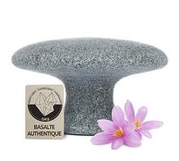 Pierre Chaude en Forme de Champignon, Hot Stone en Basalte Certifié Authentique pour Beaucoup de Chaleur, pour Compléter Votre Set de Massage Pierres Chaudes