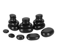 Pierre Chaudes pour Massage, 20 pierres de massage en basalte Kit massage aux pierres chaudes pour Spa Massage Aux Pierres Chaudes Traitement Thérapeutique Soulage