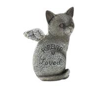 Pierre Commémorative Chien Statue funéraire de chat en résine