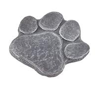 Pierre Commémorative d'empreinte de Patte de Chien, Monument de Pelouse Extérieure, Animaux de Jardin, Marqueur pour Animaux de Compagnie, Bricolage de personnalité pour