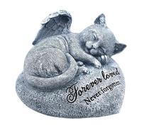 Pierre commémorative pour chats jardin Statue pour chats Pierre commémorative pour animaux de compagnie Statue commémorative pour chats hommage à l'ami à fourrure Pierre commémorative pour chats