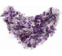 Pierre concassée Morceaux de Quartz Cristal Naturel (Violet)