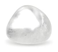 Pierre Cristal de Roche Pierre Naturelle Roulée 2 à 3 cm, Lithothérapie Harmonie et Énergie Vitale, Guide Cristal de Roche Inclus, Chakra Couronne, Collection Minéraux Bien-Être - 1 Unité