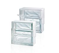 Pierre d'aération Fuchs au lieu de 1 bloc en verre au format 19 x 19 x 8 cm