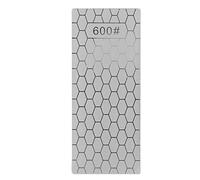 Pierre d'affûtage diamantée, pierre d'affûtage rectangulaire pour couteaux Plaque d'affûtage diamantée en nid d'abeille, pierre d'affûtage diamantée pour couteaux à ciseaux (600