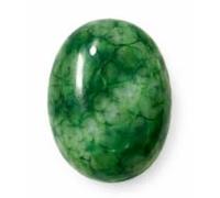 Pierre d'agate mousse palme, pierres de préoccupation, pierre de préoccupation naturelle ovale, pierre naturelle, pierre ovale pour équilibrer Reiki, thérapie, méditation (agate mousseuse, 70-80