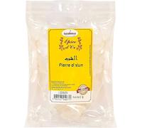 Pierre d'Alun 250g - Epice d'Or, Cristal minéral brut en morceaux, antibactérien et déodorant naturel pour soins du corps et rasage