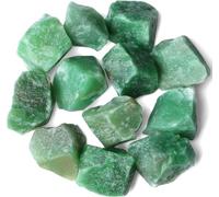 Pierre d'aventurine verte naturelle 100 g, pierre d'opportunité pour la prospérité, la richesse, la créativité et la méditation, améliore l'optimisme et les pensées négatives claires, B0DBHK1M, Small