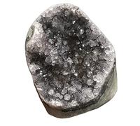 紫气东来， Pierre de cristal d'améthyste naturelle, trou Feng Shui, décoration la maison, cadeau 200-600g(400-500g)