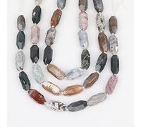 Pierre de cristal naturelle, Environ 12 pièces/fil, perles de sodalite naturelles de forme ovale, perles d'agates épaisses for la fabrication de pendentifs(India Agate)