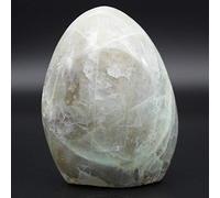 Pierre de garniérite de 380 grammes et 95 millimètres, Minéral Garnièrite de Madagascar, 100% d'origine Naturelle, Edition Unique, Minéral d'art, Minéral de Courage