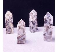 Pierre de guérison en Cristal Naturel, Pointe de sphalérite, pour la décoration de la Maison, 1 pièce, Vente en Gros