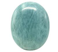 Pierre de guérison naturelle Aigue-marine Crysta Palm Stone pour Chakra Équilibrant Spirituel Bonne Chance