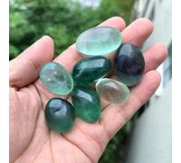 Pierre De Guérison Reiki En Cristal Naturel Pour La Décoration Intérieure,Quartz Rose,Agate,Roulement,Roche De Charbon,Plantes,Poisson Précieux,Aquarium,Bricolage - Type Green Fluorite-50g 2-4pcs